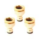 3Pcs 1/2 inch 3/4 inch Thread Quick Connector Tap Connector For Garden Irri L1G3
