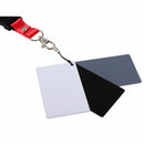 3 in 1 Pocket-Size Compact Digital White Black Grey Card. Gray 18% Balance