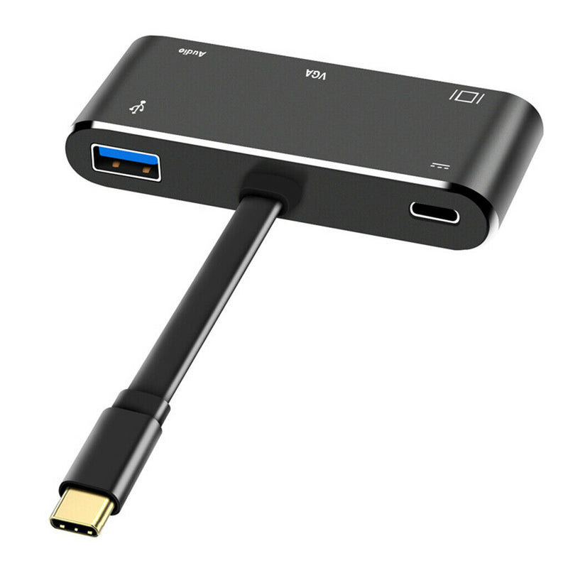 [Upgraded] USB C Hub Adapter, 5-in-1 USB C Adapter with 4K USB C to HDMI,