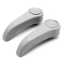 2 Sets Seat Adjusting Lever Pull Handle for Renault Clio Mk2 TwingoÃ‚Â (Grey)