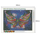 5D DIY Full Drill Diamond Painting Butterfly Cross Stitch Embroidery Mosaic