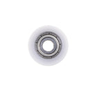 New 4*15*6mm U Groove Metal Shield Nylon Pulley Wheels Roller Ball Bearings FT