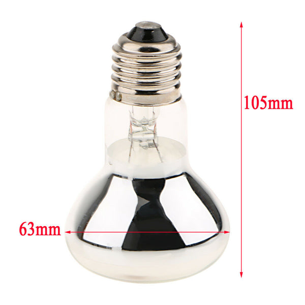 4x Heat Basking Lamp Reptile Light Bulb Brooder Lamp Pet Supplies