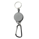 2 Pcs Retractable Badge Holder Reels Key Hook Clip Strap Cord Belt Hanger Chains