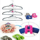 10 Pcs/Pack Magic Clothing Hanger Closet Organizer Space Saver Rack Clothe YAD