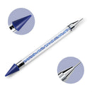 Dual-Ended Dotting Pen Rhinestone Picker Wax Pencil Manicure Nail Art Tool N Pg