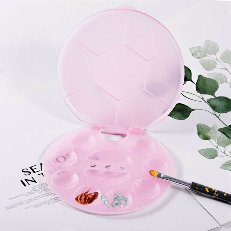 Color Mixing Makeup Palette Painting Tray Beauty Tool PP Nail Art Palette