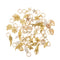 50pcs Hair  Braid Rings Shell Feather Cross Hair Loops Clips Accessories