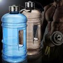 2.2L Water Bottle Sport Gym Jug Dumbbell Workout Fitness Health Gym,Black