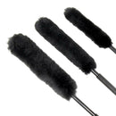 3x Multi Size Wool Blend Wheel Cleaning Grills Door Frames Washing Brushes