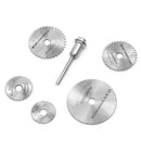 42 Pcs Rotary Cutting Wheels Tool Kit Diamond Cutting Wheel Mini HSS Circul