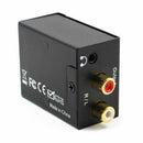 Digital to Analog Audio Converter Amplifier Decoder Optical Fiber Coaxial S