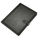 Black A4 Executive Conference Folder Portfolio PU Leather Document Organise