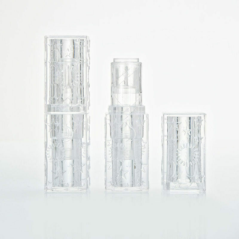 10Pcs Empty lipstick Plastic Lip Balm Container Tubes Caps DIY NEW ABQ