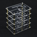 Stackable Case with Cooler Fan, Four-Layer Transparent Acrylic Case Enclosure