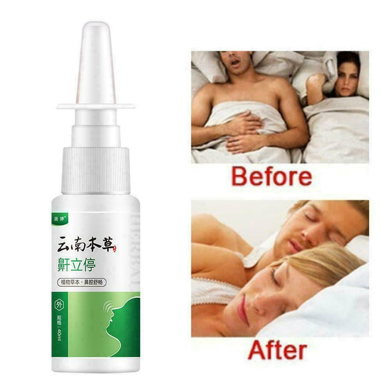 Snore Solutions ZhongJian Snoring Stop Relief Apne Sleep Nostril Spray J4Y2
