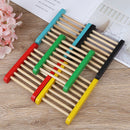 1Pc Natural Bamboo Wood Soap Dish Rack Storage Holder Bath Shower Plate Bathr ME