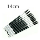 Eyebrow Eyeliner Shaping Duo Double Makeup Brush Flat Angled Makeup To MQE