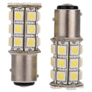 2 x 1157-T25 BAY15D P21 / 5W 27 SMD5050 12V LED Brake Light White Light F7Z3