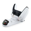 Dual Controller Charger Dock Stand for SONY PS5 LED Power Station Cradle  A
