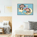 5D DIY Full Drill Diamond Painting Monkey Cross Stitch Mosaic Kits (hg442)