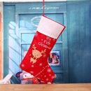 Christmas Stockings Elk Socks Santa Claus Candy Gifts Hang Bag Sock Decor