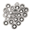 50 Sets Snap Buttons Metal Snaps No-Sew Buttons Fastener Setter for Clothing