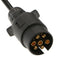 7 Pin Round Trailer Boat RV Connector Plug Light Adapter 2Meters