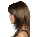 Brown Blonde mix Straight Wigs Short Hair Wigs Women's Fashion Wig &Free Cap v33