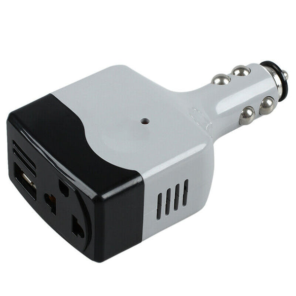 Car Charger Power Inverter Adapter DC to DC Adapter Converter Plus USB Outl