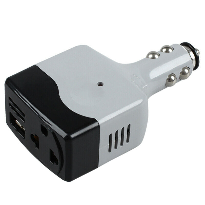 Car Charger Power Inverter Adapter DC to DC Adapter Converter Plus USB Outl