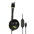 USB Noise Cancelling Headset Headphones with Microphone PC Laptop Call Office