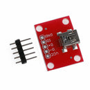 Mini Usb Adapter Plate Breakout Board For Usb Mini-B Extension Module