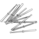 10 Pieces Adjustable Clip Elastic Drawstring Cord Threader Guide for Sewing