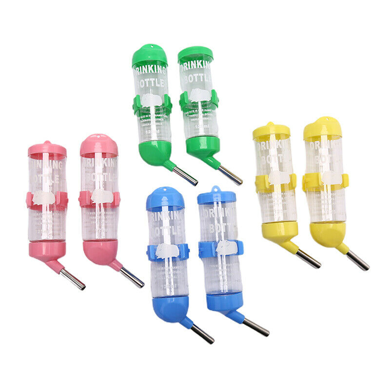 125ml Plastic Hamster Drinker Water Bottle Dispenser Hanging Pet Drinking BSEAU