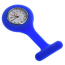 Nurses Brooch Silicone Rubber Tunic Fob Watch Blue K8F4