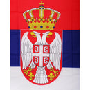 Serbia National Flag Hanging Outdoor Indoor Big Flag for Celebration 90x150cm