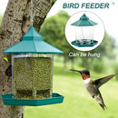 Waterproof Hanging Gazebo Bird Feeder Villa Outdoor Feeding For Garden DecoS Gw