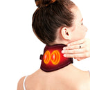 1X USB Electric Neck Heat Support Belt Self Heating Neck Wrap Brace Health CaFT