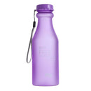 Candy Colors Unbreakable Frosted Plastic Kettle 550mL Water Bottle (Purple)