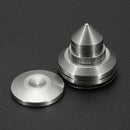 4x Stainless Steel Speaker Spike & Pad Base Amplifier Isolation Cone Stand Feet