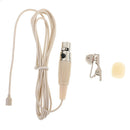 Clip-on Lapel Lavalier Microphone With XLR Joint Wired Condenser Microphone