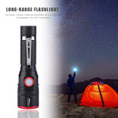 USB Telescopic Zoomable T6 LED Flashlights Camping Fishing 3 Modes Flashlight