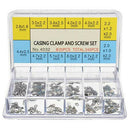240Pcs Watch Casing Clamp Movement Adapter Securing Screw Washer Repair Par