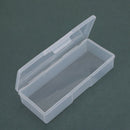 White Plastic Transparent Nail Tools Storage Box Nail Rhinestone Decoration