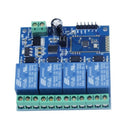 12V 4CH Remote Control Switch Bluetooth Relay Module for Android Mobile Mot W8T6