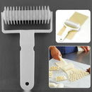 Pizza A Plastic Wheel for Dough Cookie Pie Roller Cutter Lattice Pastry Net  Gw