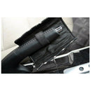 Leather Cover PU Leather Cover for Speed Lever & Handbrake Black + White