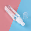 4pcs Transparent Plastic Empty Cosmetic Bottle Refillable Container (100ml) A