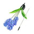 Outdoor Waterproof Solar Flower Battery Light Hyacinth for Garden, Balcony,